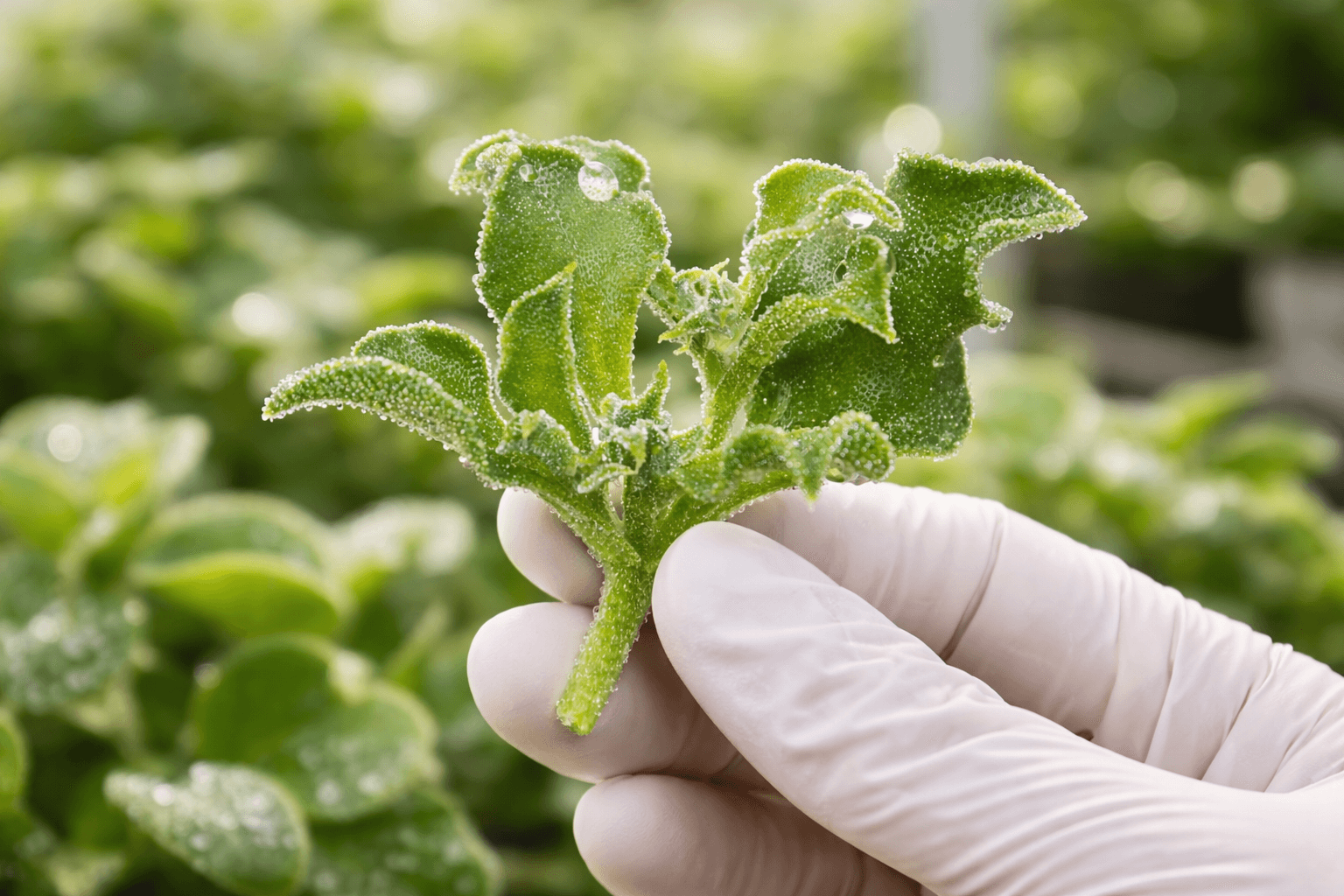 Crystal Ice Plant ผักเกล็ดหิมะ