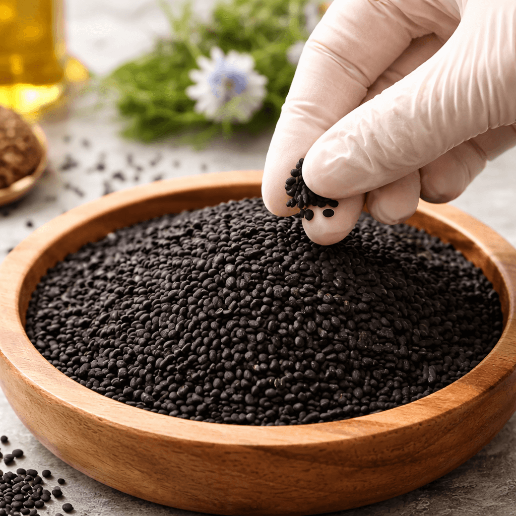 น้ำมันเทียนดำ - Black Cumin Oil บารมีพิรุณ